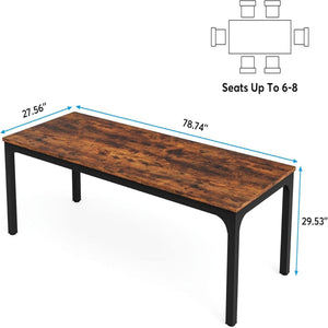 Rectangle Dining Table For 6 - 8 People