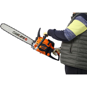 62Cc Gas Powered Chainsaw 22" 2 Cycle Petrol Handheld Chain Saw