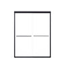 Modern Semi Frameless Double Sliding Shower Door
