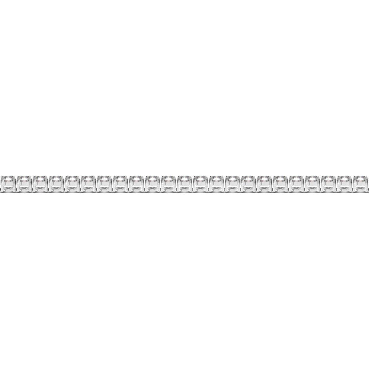 Lab Grown Round Diamond Tennis Bracelet in 14k White Gold (2 cctw F/G  VS2/SI1)