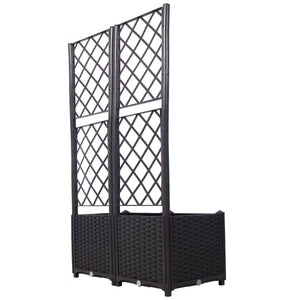 Poly Rattan Garden Planter