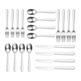 Aabbye Flatware 20 Pc Flatware Set - Available 3 Finishes - Tuesday Morning - Flatware
