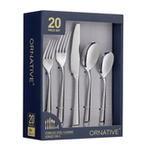 Aabbye Flatware 20 Pc Flatware Set - Available 3 Finishes - Tuesday Morning - Flatware
