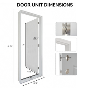 36"x80" Fiberglass Front Door