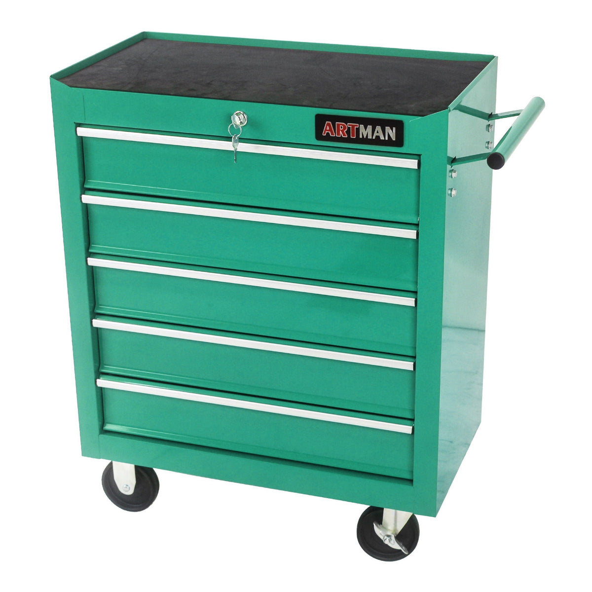 Multifunctional Tool Cart With Wheels And Drawers