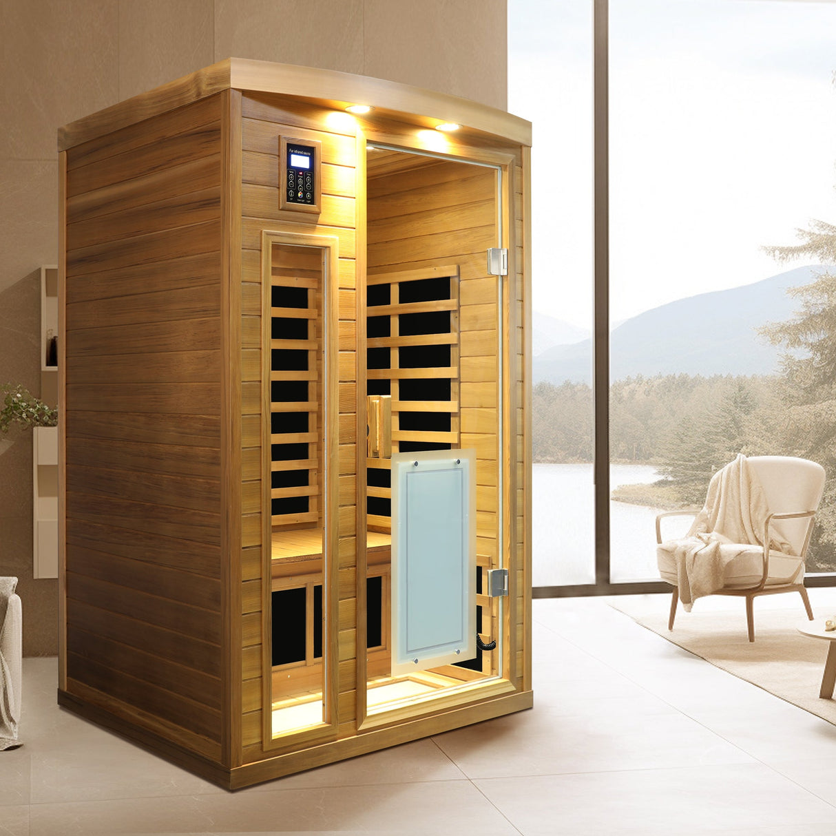 Low EMF Two Person Far Infrared Sauna