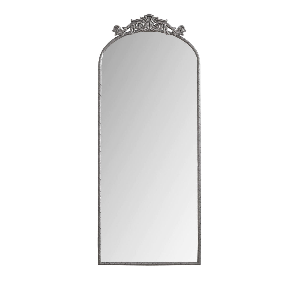 Vintage Arched Full Body Mirror, Wall Mounted For Living Room