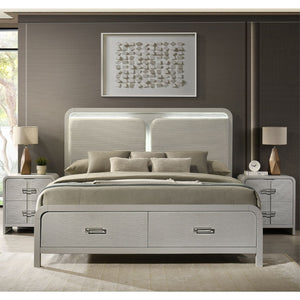 Aria - 2 Drawer Nightstand - Beige