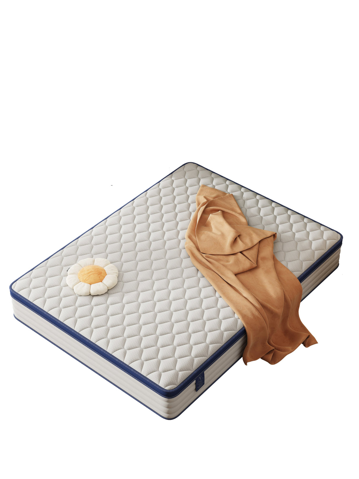 Gel memory foam mattress, double bed, roll pack boxed