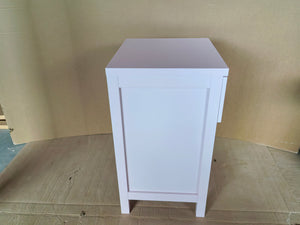 Modern Nightstand with Drawer and Open Shelf
