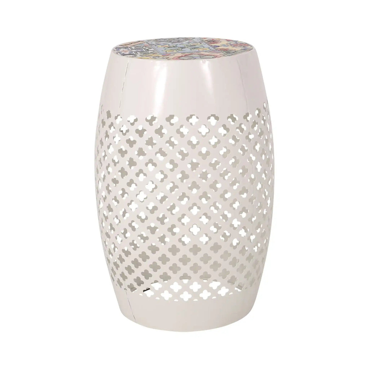 Roswell - Outdoor Side Table with Mosaic Tile Top