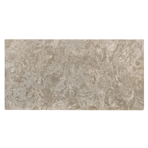 Oleia - Dining Table With Engineered Marble - Natural Marble & Walnut
