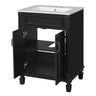 Bathroom Vanity With Top Sink and Soft Closing Doors