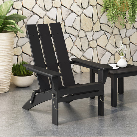 Zuma Folding Acacia Adirondack Chair by Christopher Knight Home