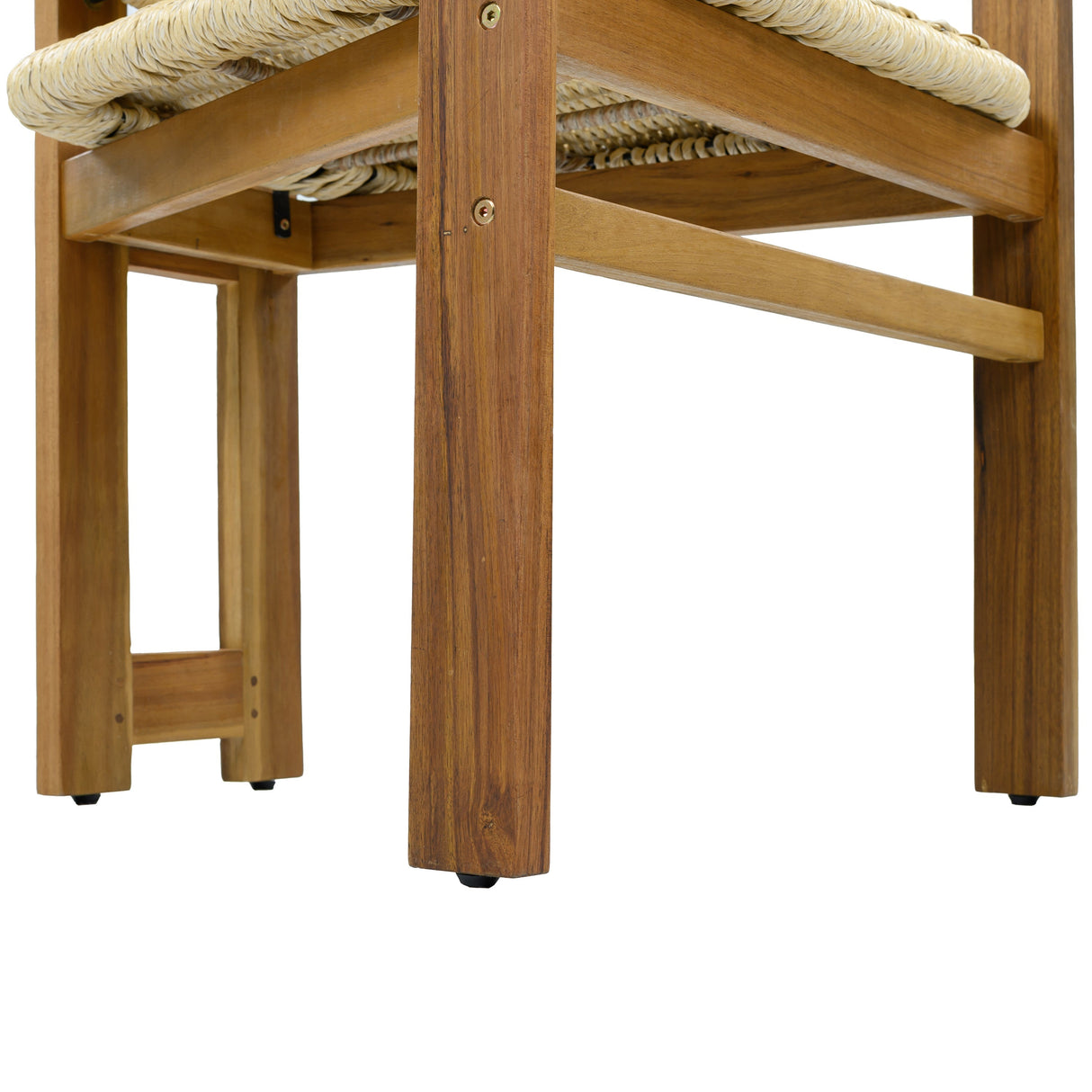 Outdoor Woven Rattan Chair Set - Two Accent Chairs