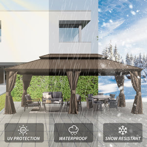 14' X 24' Hardtop Gazebo
