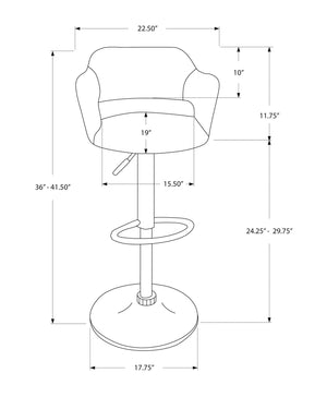 Swivel Stool Bar Height, Adjustable Versatile Seating, Contemporary & Modern