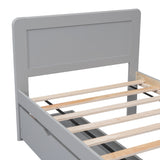 The Space-Saving Rubberwood Twin Bed With Integrated Storage