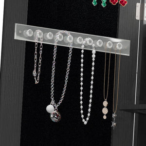Swivel Jewelry Cabinet With Full Length Mirror
