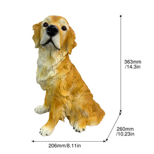 Golden Retriever Garden Statue