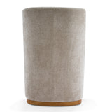 Indoor Dining Chair Set of 2 in Creamy Oatmeal Upholstered Fabric