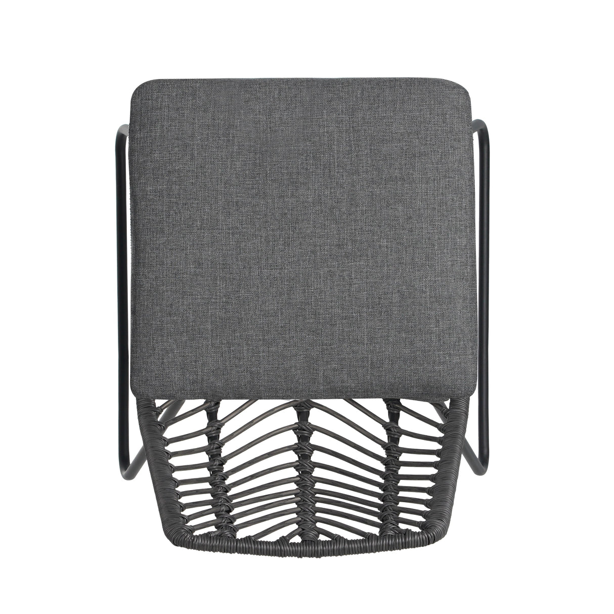 DEJA Chair 2PCS with 2 Cushions, Gray