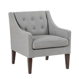 Contemporary Button Tufted Accent Chair