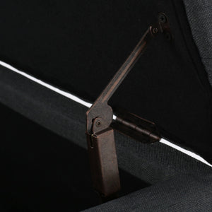 Glouster - Contemporary Storage Ottoman With Button Tufted Design