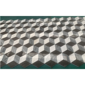 Hexagon Water Tiles For Floor And Wall (Set of 12)