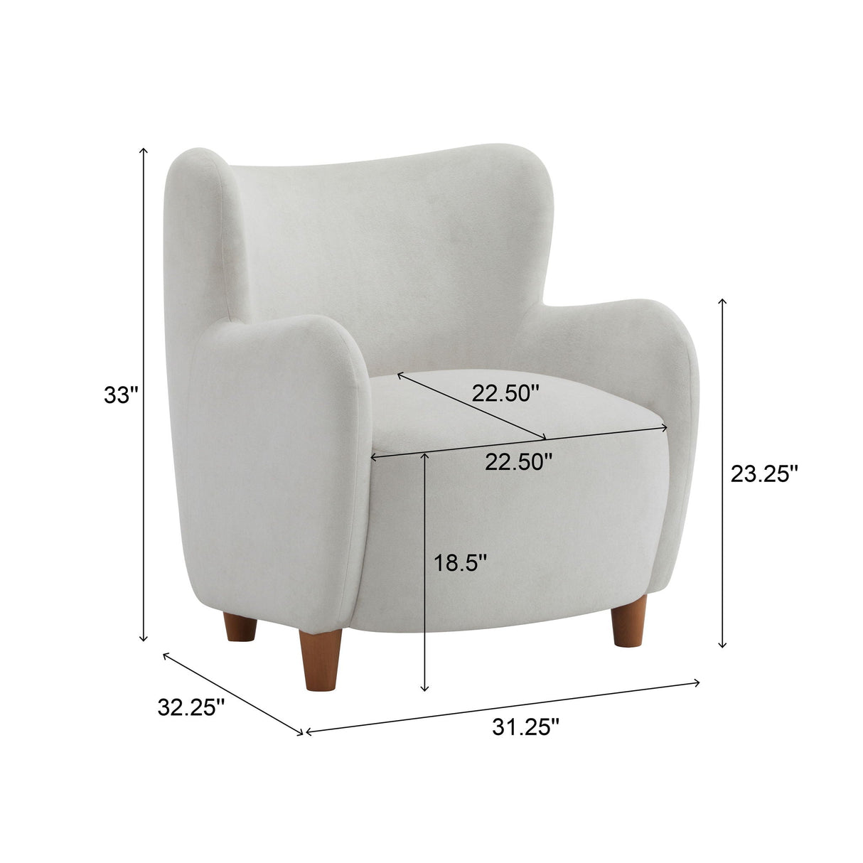 Lucia Wingback Armchair
