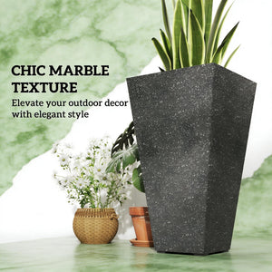 Stackable Taper Planters, Set of 3