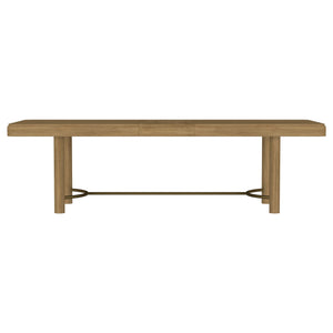 Arini 7-piece Extension Leaf Dining Table Set Sand Wash