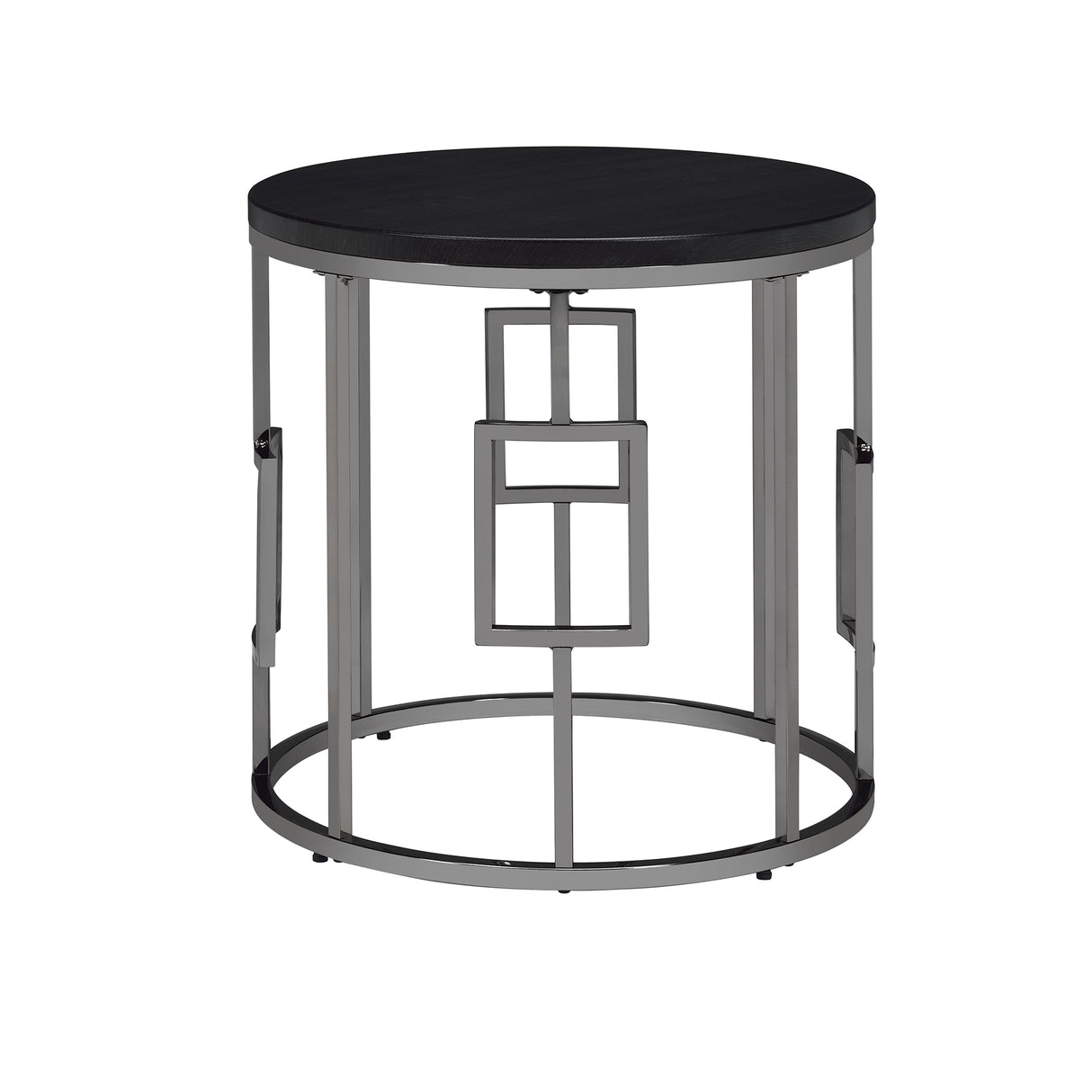 Ester - round end table - chrome