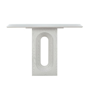 47.24 Inch Entryway Table with Unique Loopback Design