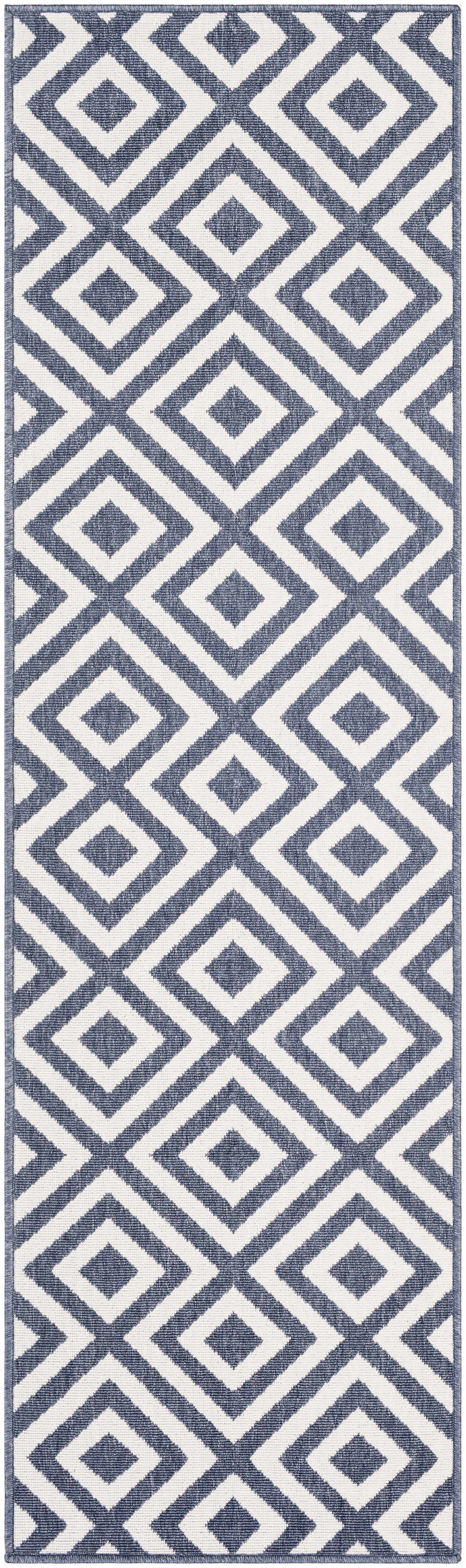 Spilsby Navy Blue Outdoor Rug - Clearance
