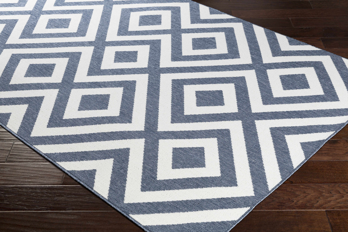 Spilsby Navy Blue Outdoor Rug - Clearance