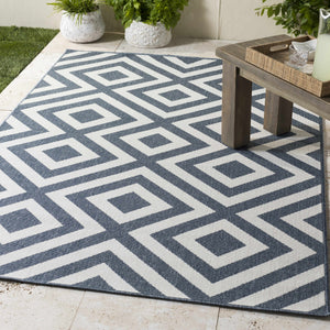 Spilsby Navy Blue Outdoor Rug - Clearance