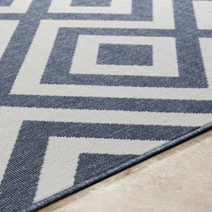 Spilsby Navy Blue Outdoor Rug - Clearance