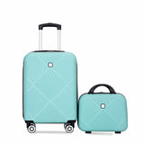 2 Piece Luggage Sets Lightweight Suitcase, Spinner Wheels