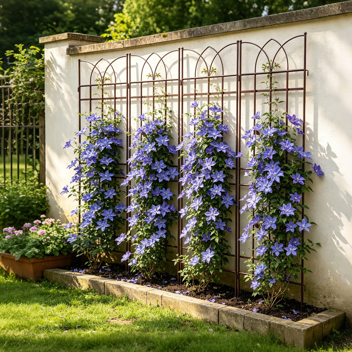 4 Pack Metal Garden Trellis
