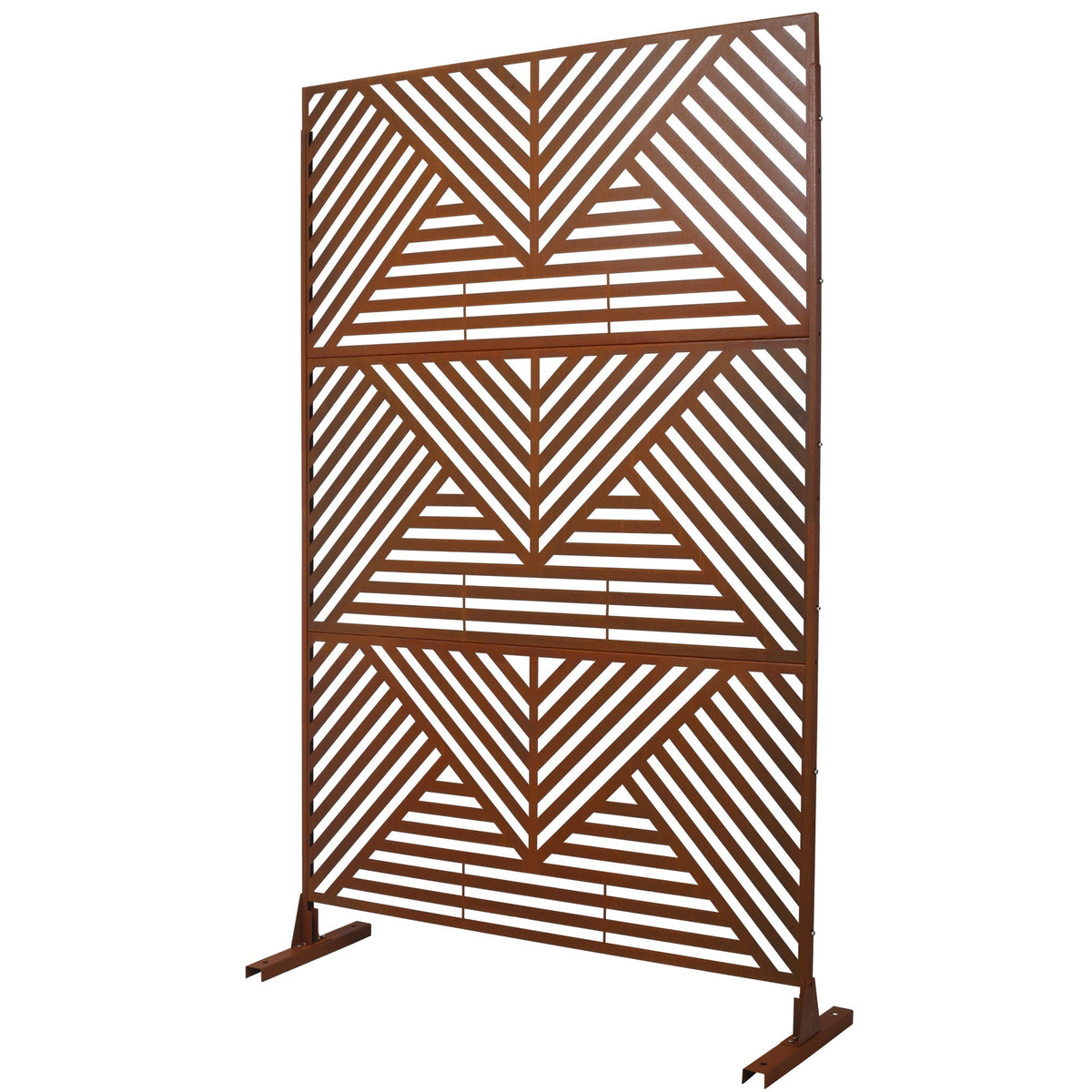 Freestanding Outdoor & Indoor Freestanding Metal Privacy Screen