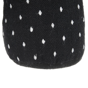 Fabric Black Gnome With Wings Decor
