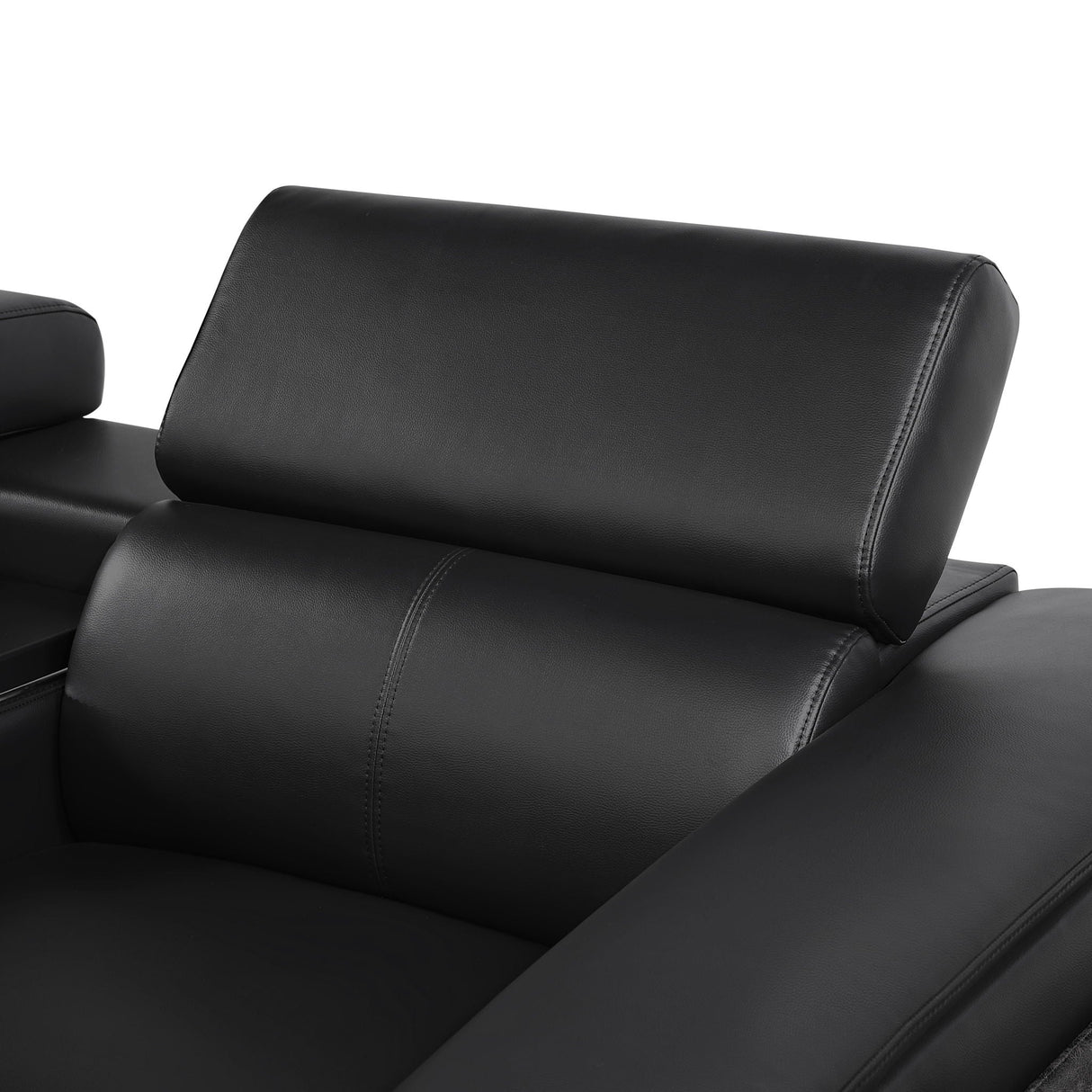 Nova - Sectional With Bluetooth Speaker, LED And Lifting Wine Cabinet