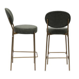 29'' H Seat Height Upholstered Bar Stools Set of 2