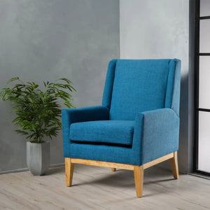 Modern Accent Chair With Padded Cushion Seat