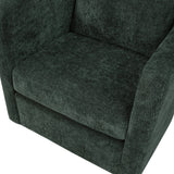 Sutton Light Grey Performance Fabric Swivel Barrel Chair