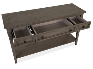 Paxton Place - Rectangular Sofa Table - Dovetail Gray