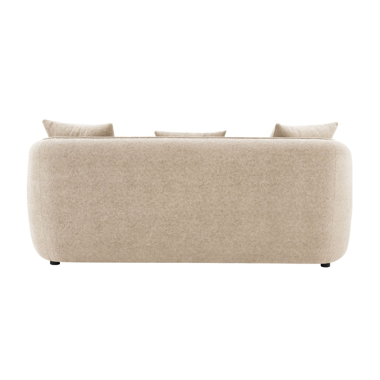 Keith - Sofa With 3 Pillows, Living Room Seating - Beige