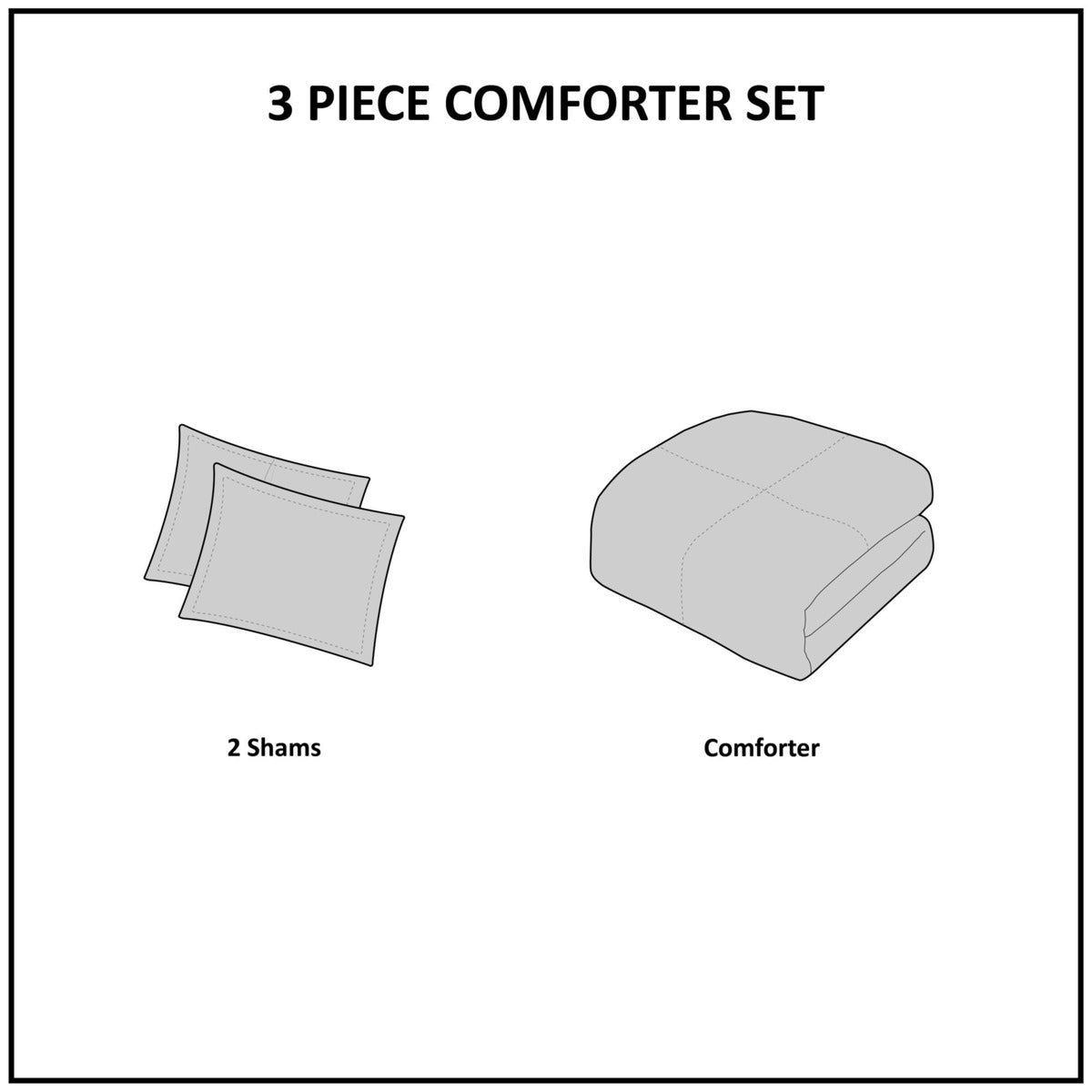 3 Piece Cotton Jacquard Comforter Set Aqua King/Cal King
