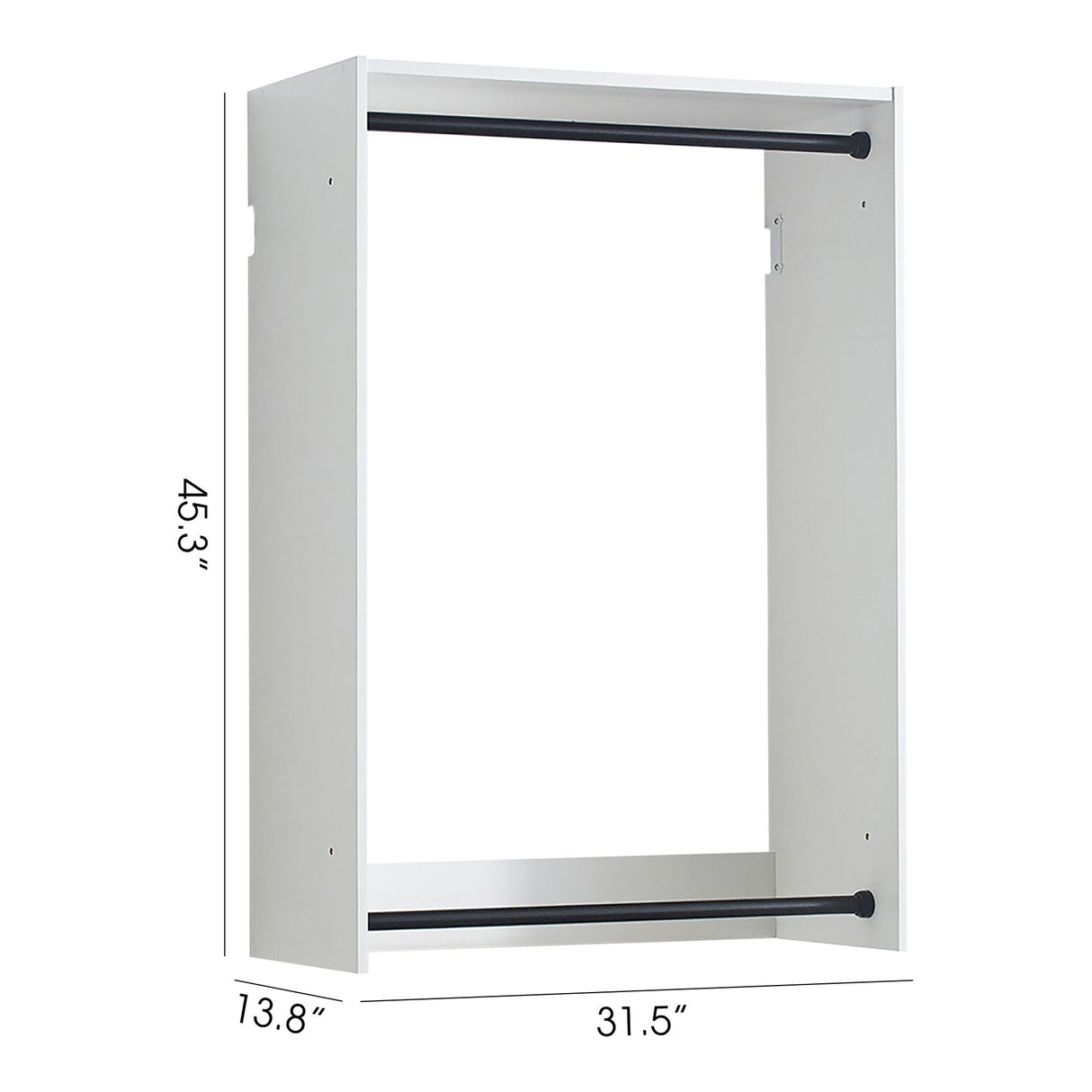 Devi - Wall Mounted Closet System, Modular Units